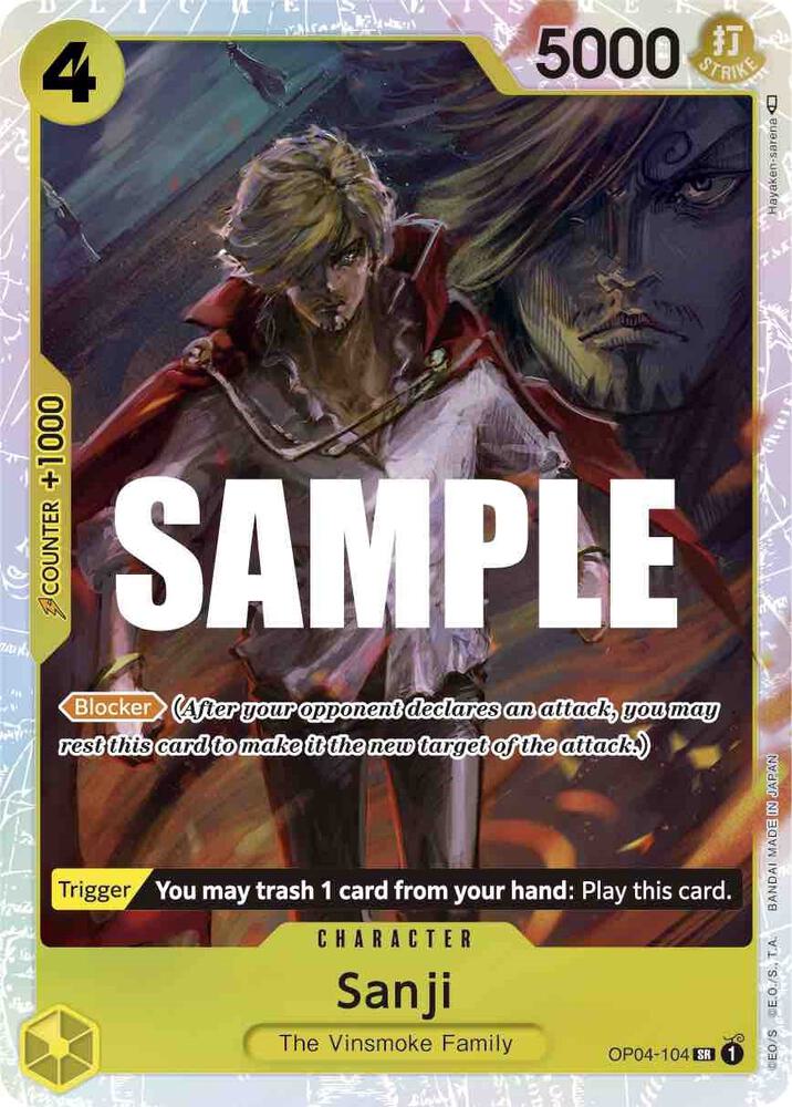Sanji OP04-104 SR