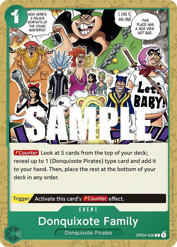 Donquixote Family OP04-036 C