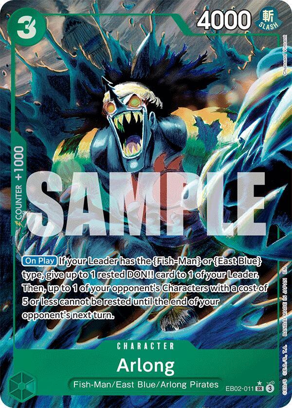Arlong (Alternate Art) EB02-011 SR