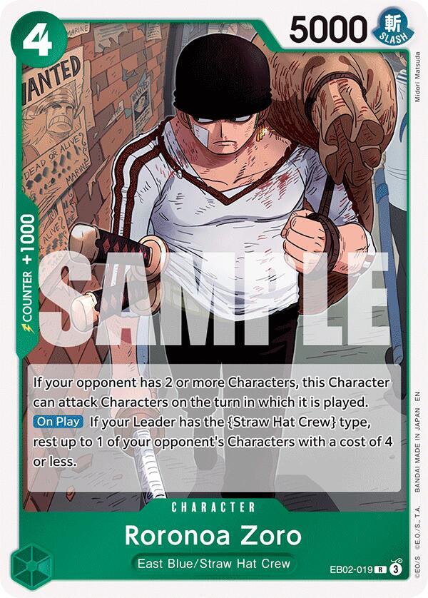 Roronoa Zoro EB02-019 R