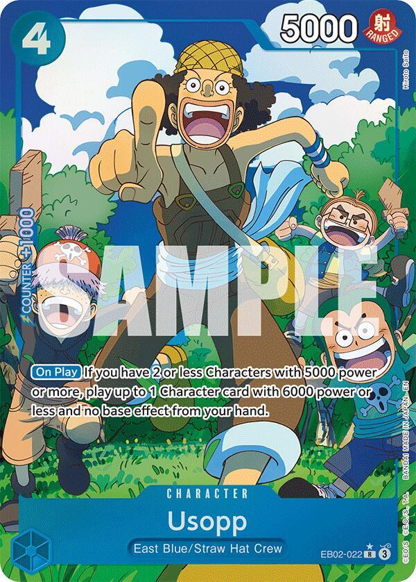 Usopp (Alternate Art) EB02-022 R