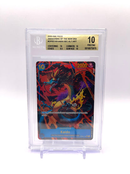 Kaido OP05-118 SEC ALT (Graded BGS 10) Cert  #0016573975