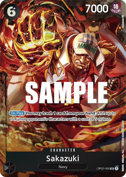 Sakazuki (Alternate Art) OP02-099 SR
