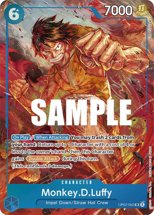 Monkey.D.Luffy (Alternate Art) OP02-062 SR