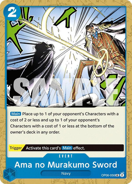 Ama no Murakumo Sword OP06-056 UC