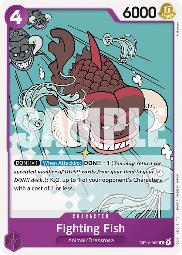 Fighting Fish OP10-069 C