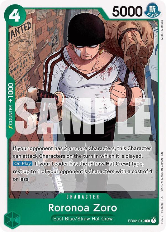 Roronoa Zoro EB02-019 R