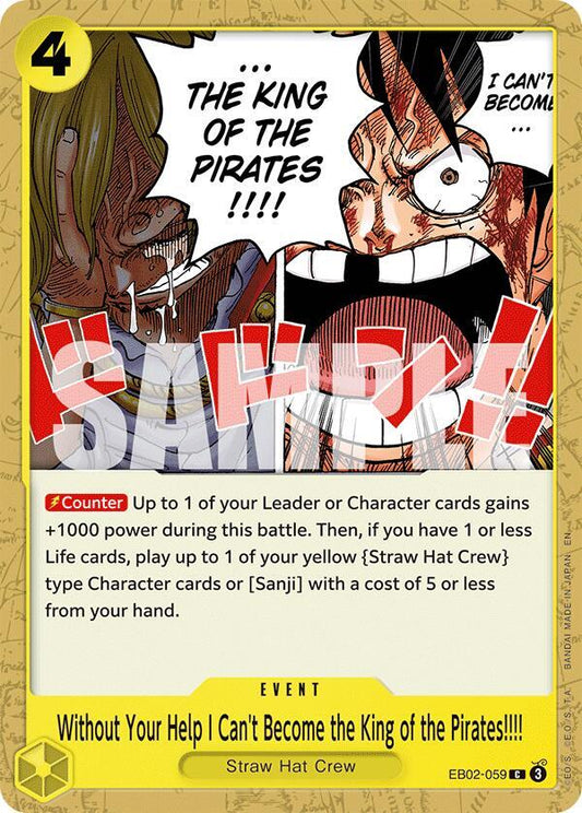 Without Your Help I Can't Become the King of the Pirates!!!! EB02-059 C
