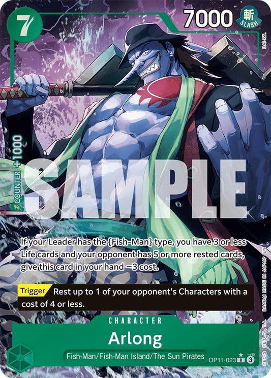 Arlong (Alternate Art) OP11-023 R