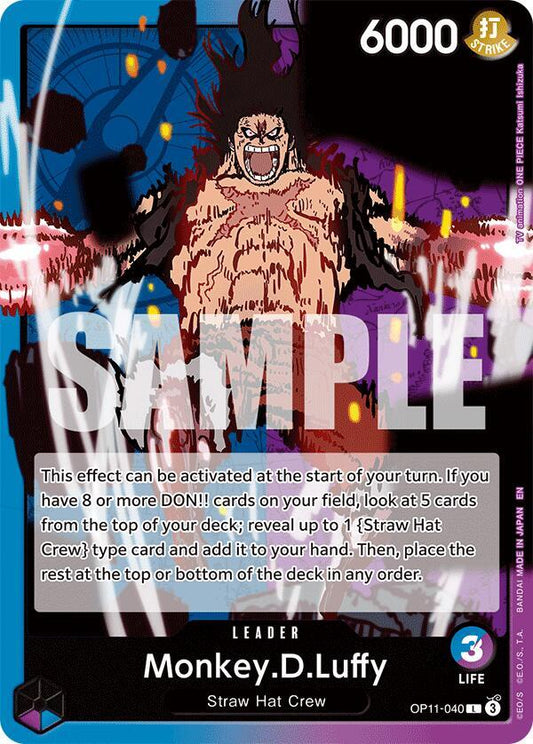 Monkey.D.Luffy OP11-040 L