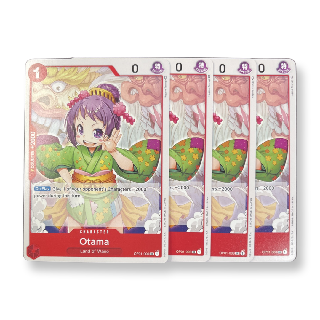 Otama OP01-006 UC (x4) Playset (Pre-Erata Text)