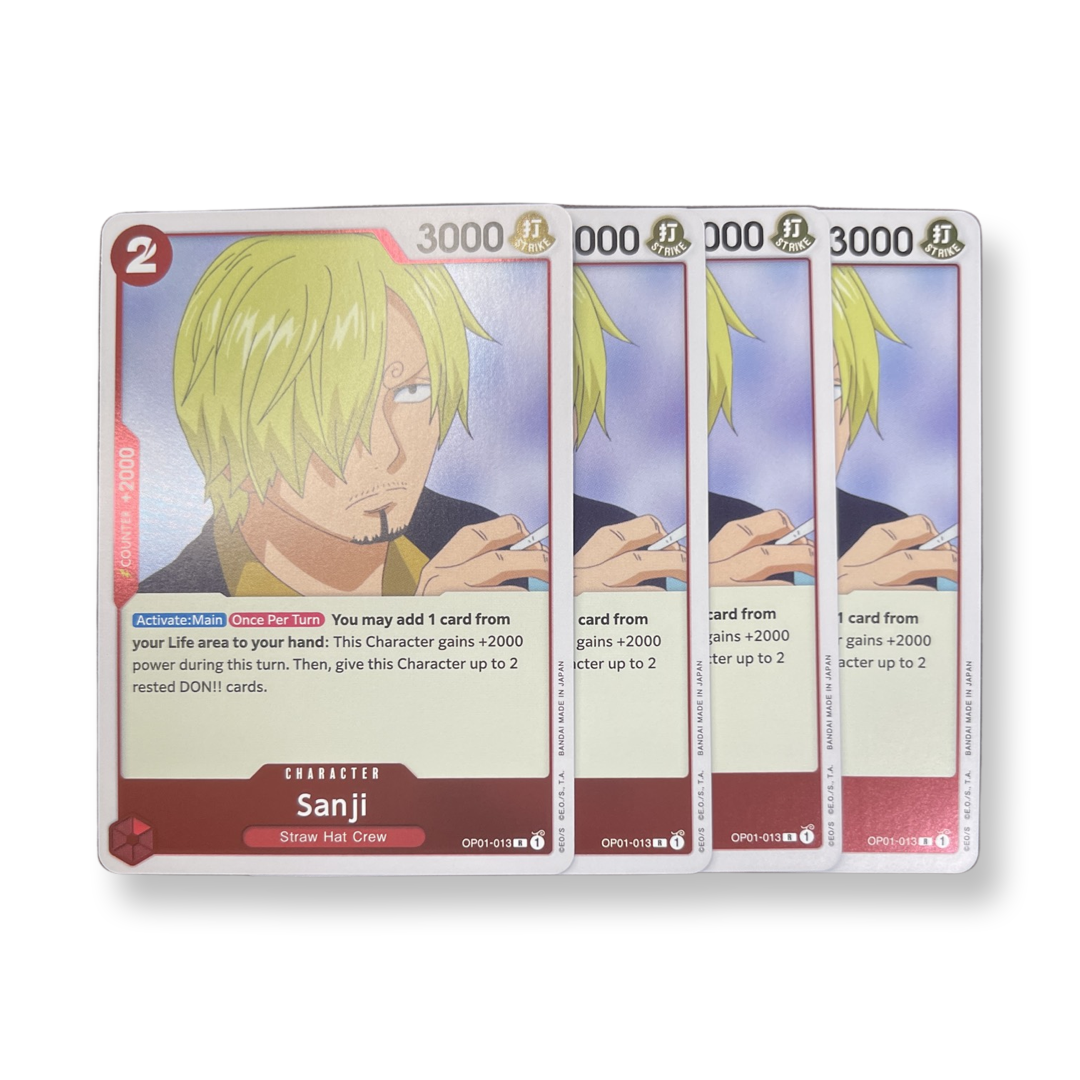 Sanji OP01-013 R (x4) Playset