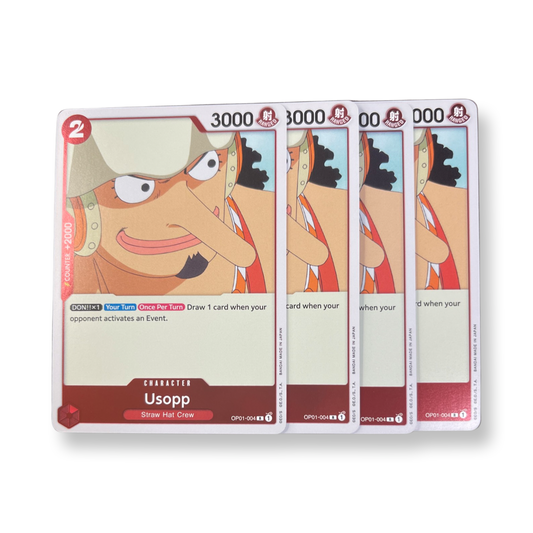 Usopp OP01-004 R (x4) Playset