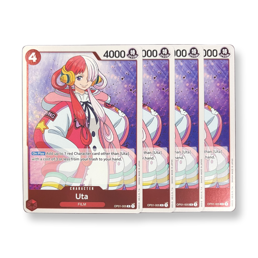 Uta OP01-005 R (x4) Playset (Erata Text)